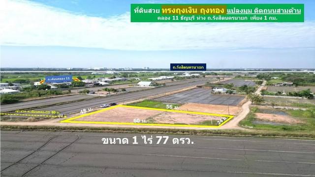 ที่ดิน 3800000 ปทุมธานี ธัญบุรี บึงน้ำรักษ์ ที่ดิน 3800000 ปทุมธานี ธัญบุรี บึงน้ำรักษ์