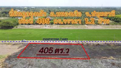 ที่ดิน 3000 ปทุมธานี หนองเสือ บึงบอน