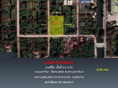 ที่ดิน 9884000 ปทุมธานี คลองหลวง คลองเจ็ด