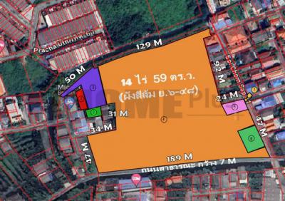 ที่ดิน 158500000 กรุงเทพมหานคร เขตทุ่งครุ บางมด