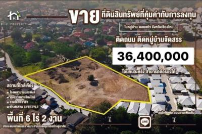 ที่ดิน 36400000 เชียงใหม่ แม่ริม ดอนแก้ว