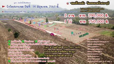 ที่ดิน 750000 สระบุรี เฉลิมพระเกียรติ เขาดินพัฒนา
