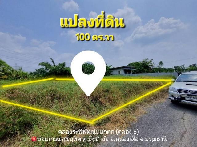 ที่ดิน 550000 ปทุมธานี หนองเสือ บึงชำอ้อ ที่ดิน 550000 ปทุมธานี หนองเสือ บึงชำอ้อ
