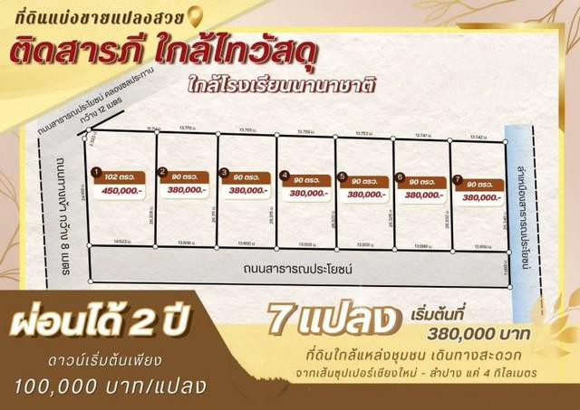 ที่ดิน 380000 เชียงใหม่ สารภี ยางเนิ้ง ที่ดิน 380000 เชียงใหม่ สารภี ยางเนิ้ง