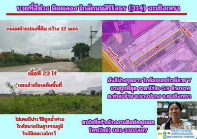 ที่ดิน 154539000 ฉะเชิงเทรา บางปะกง ท่าสะอ้าน