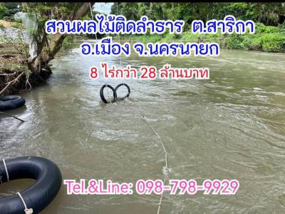 ที่ดิน 28000000 นครนายก เมืองนครนายก สาริกา