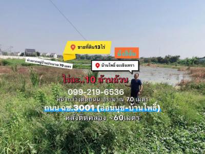 ที่ดิน 137500000 ฉะเชิงเทรา บ้านโพธิ์ คลองประเวศ