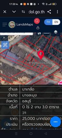 ที่ดิน 151750000 ชลบุรี บางละมุง นาเกลือ
