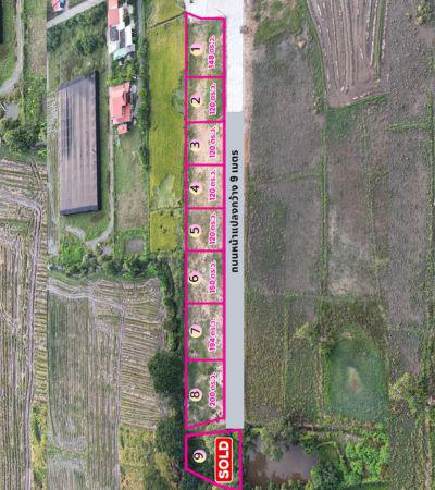 ที่ดิน 1080000 เชียงใหม่ สันกำแพง บวกค้าง