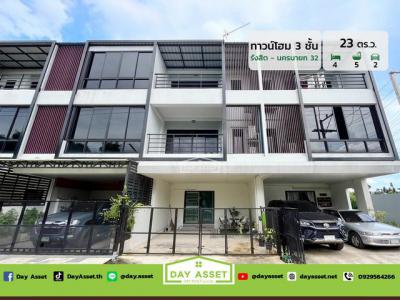 ทาวน์เฮาส์ 4990000 ปทุมธานี ธัญบุรี ประชาธิปัตย์