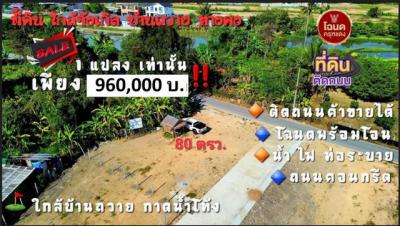 ที่ดิน 960000 เชียงใหม่ หางดง ขุนคง