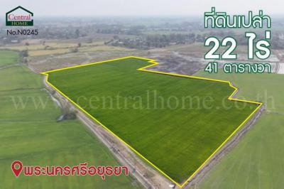 ที่ดิน 6500000 พระนครศรีอยุธยา ภาชี โคกม่วง
