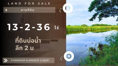 ที่ดิน 1359000 พระนครศรีอยุธยา นครหลวง คลองสะแก