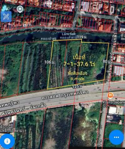 ที่ดิน 514000000 กรุงเทพมหานคร เขตบางกะปิ หัวหมาก