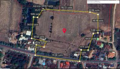 ที่ดิน 14500000 ขอนแก่น เมืองขอนแก่น บ้านหว้า