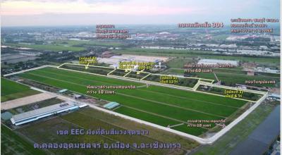 ที่ดิน 17500000 ฉะเชิงเทรา เมืองฉะเชิงเทรา คลองอุดมชลจร