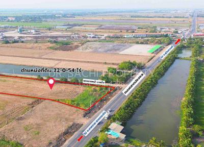 ที่ดิน 124500000 ฉะเชิงเทรา เมืองฉะเชิงเทรา คลองอุดมชลจร