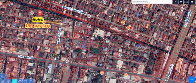 ที่ดิน 13900000 นนทบุรี เมืองนนทบุรี ท่าทราย