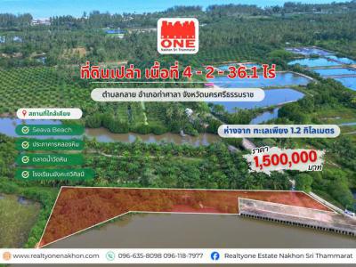 ที่ดิน 1500000 นครศรีธรรมราช ท่าศาลา กลาย