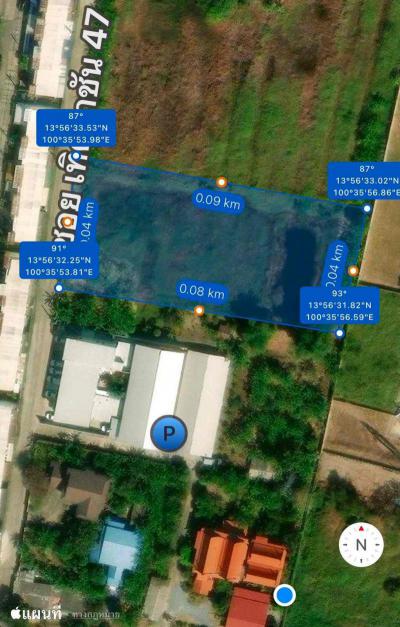 ที่ดิน 55875000 กรุงเทพมหานคร เขตดอนเมือง สีกัน