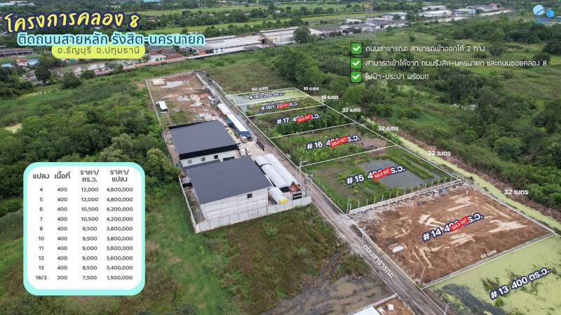 ที่ดิน 1500000 นครนายก องครักษ์ บางปลากด