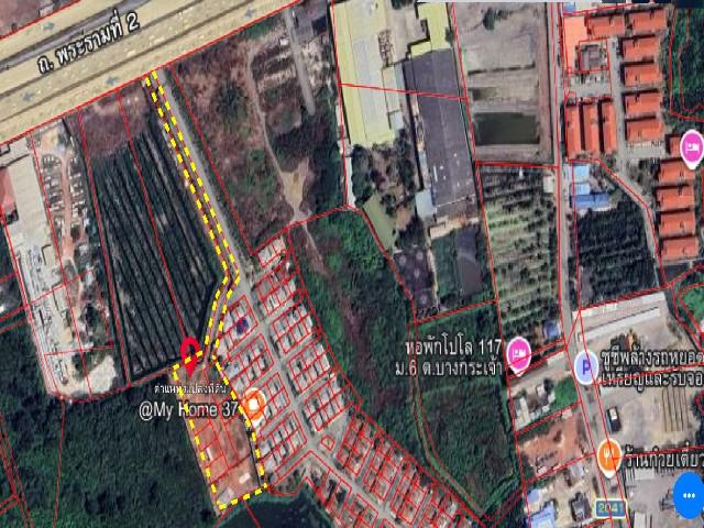 ที่ดิน 75000000 สมุทรสาคร เมืองสมุทรสาคร บางกระเจ้า